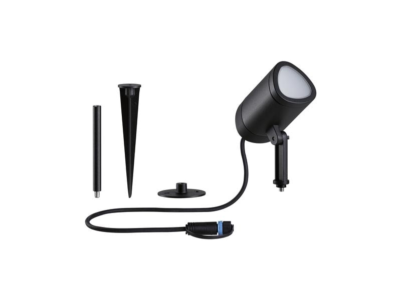 Paulmann Outdoor Gartenspot Plug & Shine Shira, RGBW, 6.5W, LED Gartenstrahler