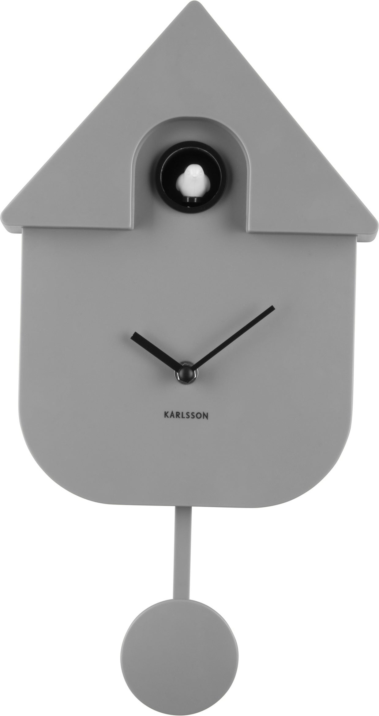 Karlsson wandklok Cuckoo grijs 41 x 21,5 x 8,5 cm