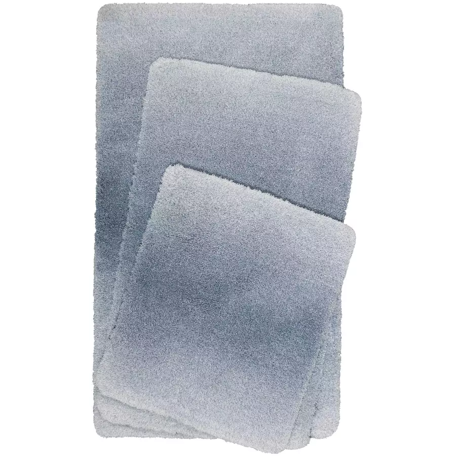 Wecon home basics Badteppich Luuk graublau