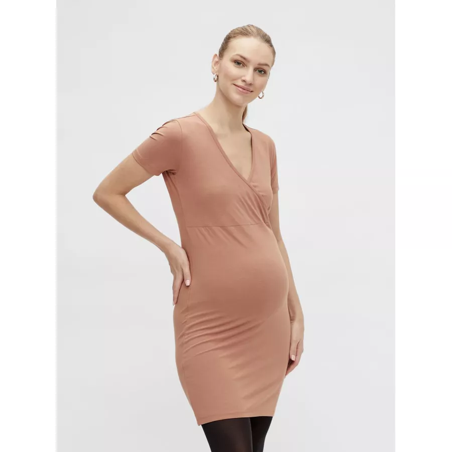 mama;licious Stillkleid 2er-Pack MLCHARLIE Mocha Mousse