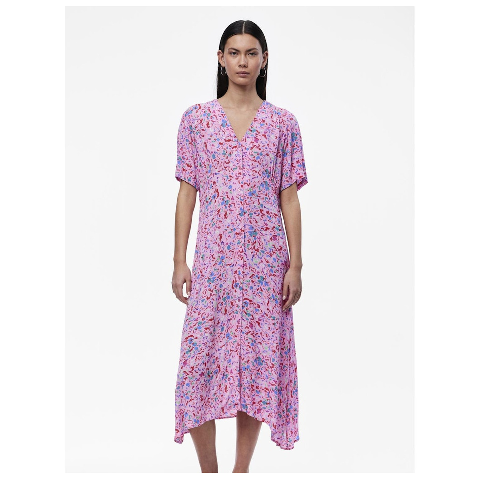 Pieces PCARINE SS MIDI DRESS BC