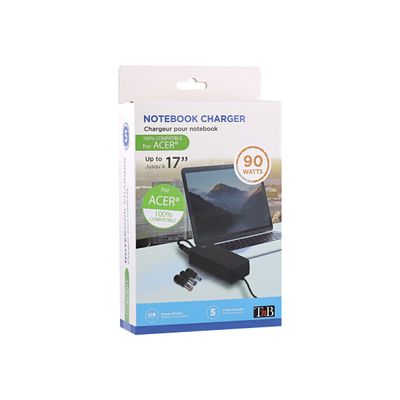 T'nB - Chargeur secteur notebook Acer - 90 Watt