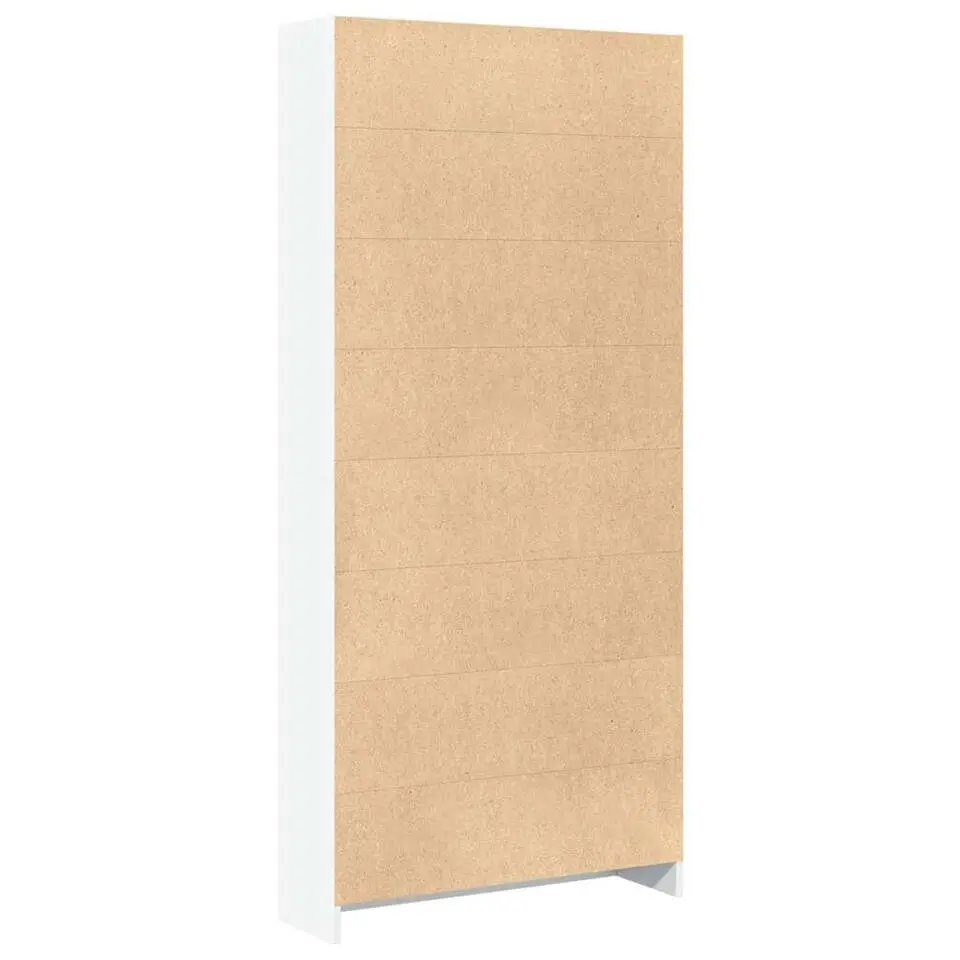 vidaXL - Boekenkast met 5 vakken - Wit - Bewerkt hout - 80x24x176 cm