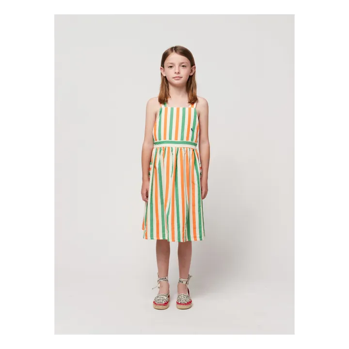 Bobo Choses Robe Rayée | Ecru