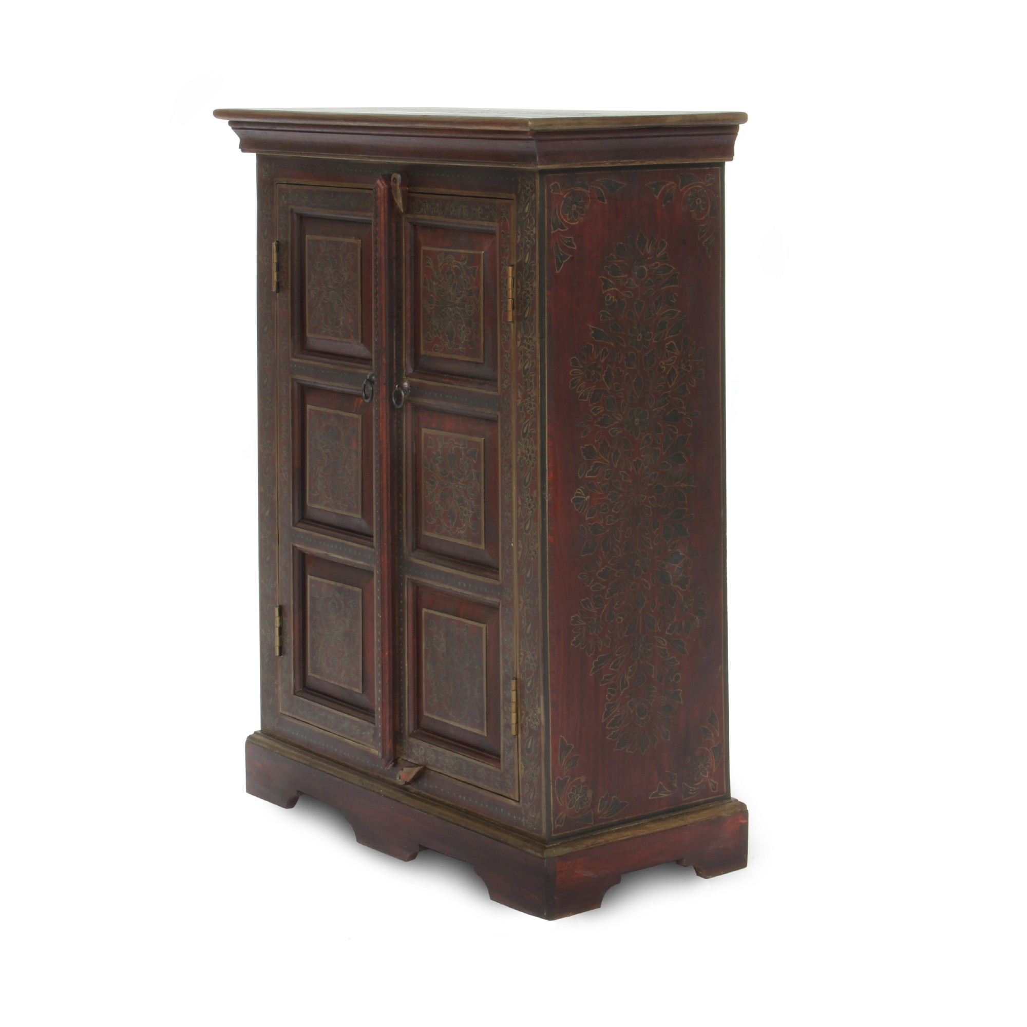 Schrank 'Hardeol', handbemalt, H 93 cm, B 72 cm, T 30 cm von fischer's lagerhaus