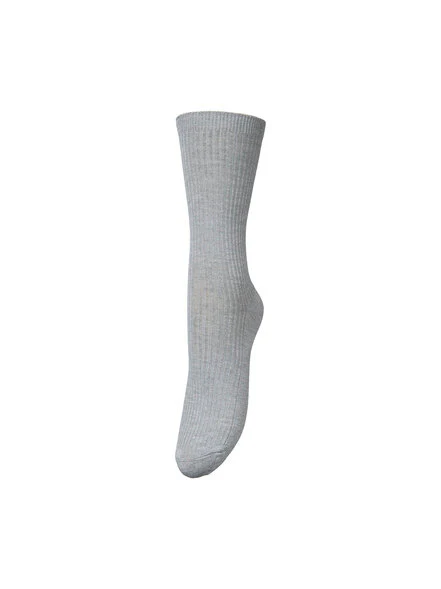 Becksöndergaard  Telma Solid strømper - Light Grey Melange