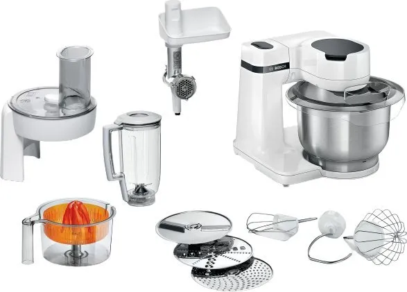 Bosch MUM Serie 2 MUMS2EW40 - Køkkenmaskine - 700 W - hvid