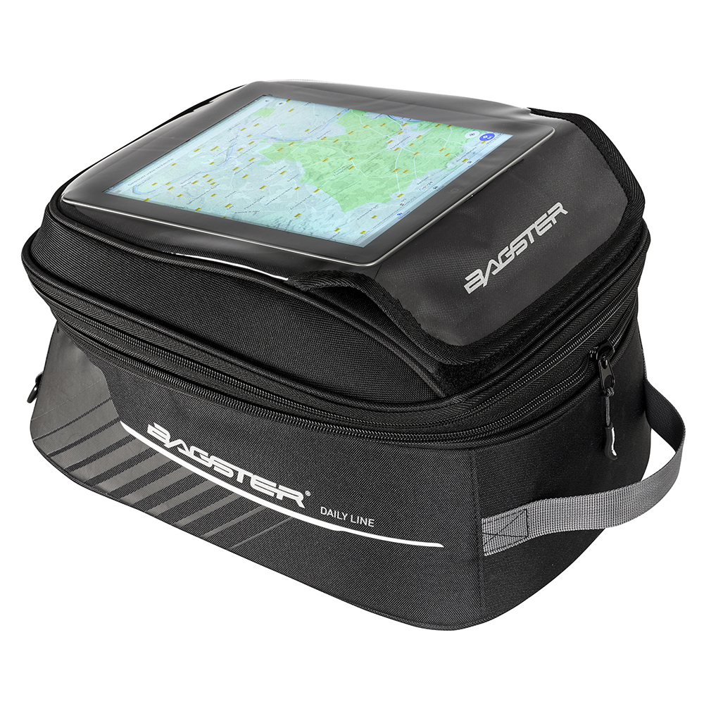 Bagster - Sacoche de réservoir D-Line Impact Magnetic Noir