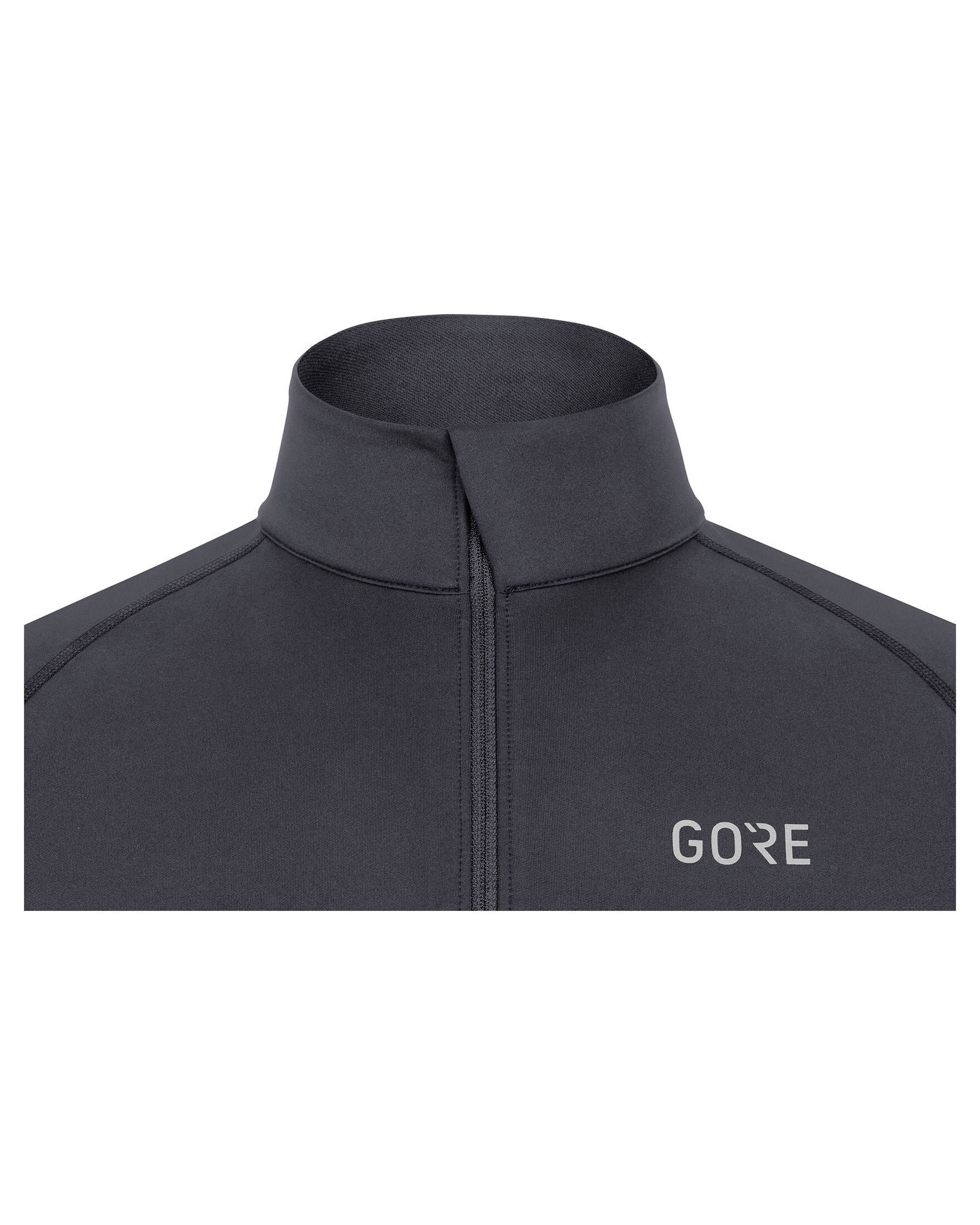 GOREWEAR| Herren Laufshirt M MID ZIP Slim Fit Langarm