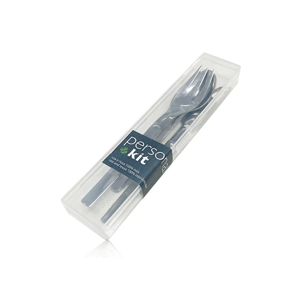 Set 3 pièces couverts inox Personnal Kit Inoxriv