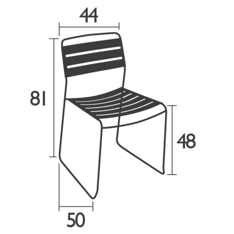 Fermob Surprising Chair tuinstoel Cotton White