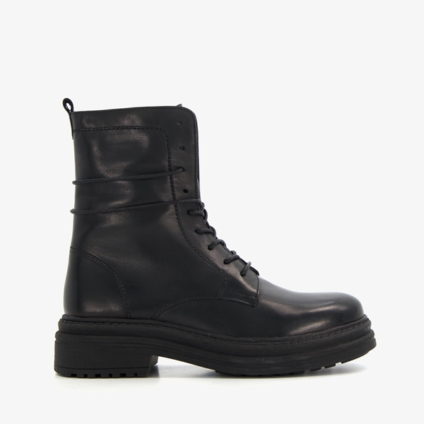 Harper leren dames boots zwart