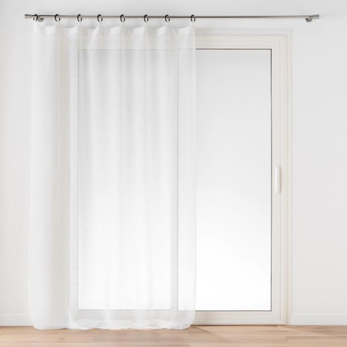 PANNEAU OEILLETS PLASTIQUE 140X240CM VOILE TISSE DAVINA