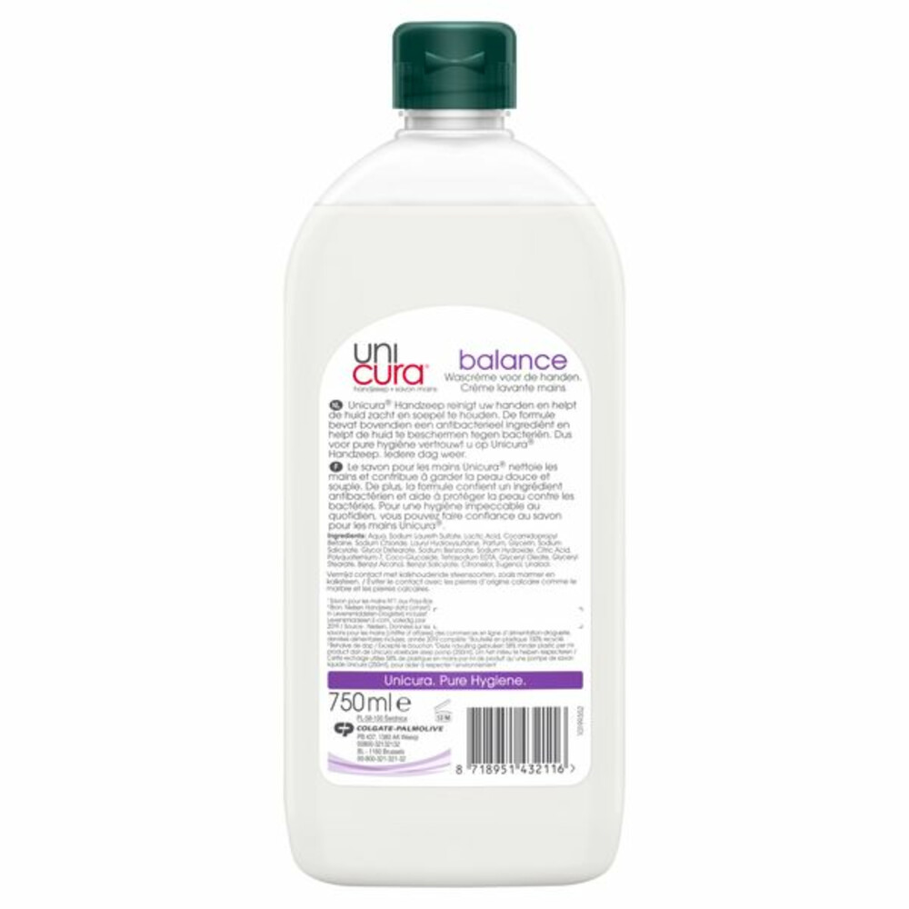 12x Unicura Navulling Balans750 ml