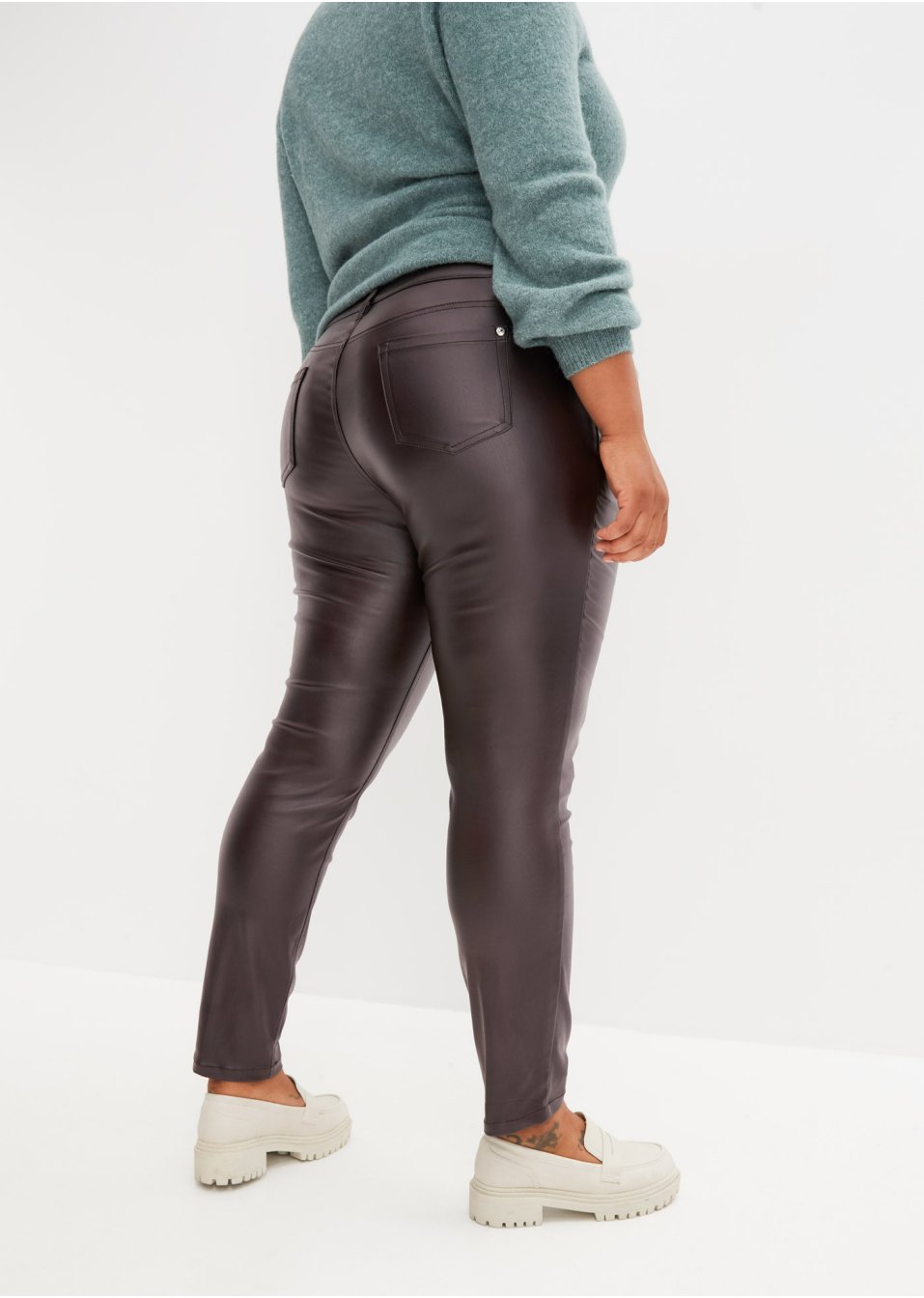 Pantalon extensible enduit