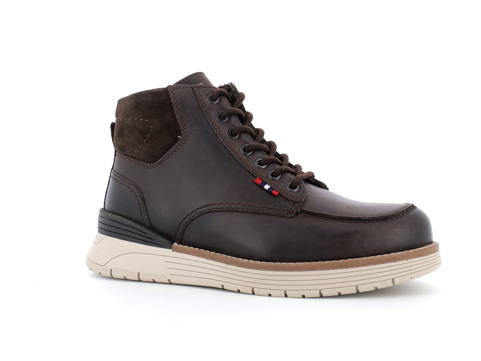 Xapi-MH-591H02 Cuir gras Marron Foncé