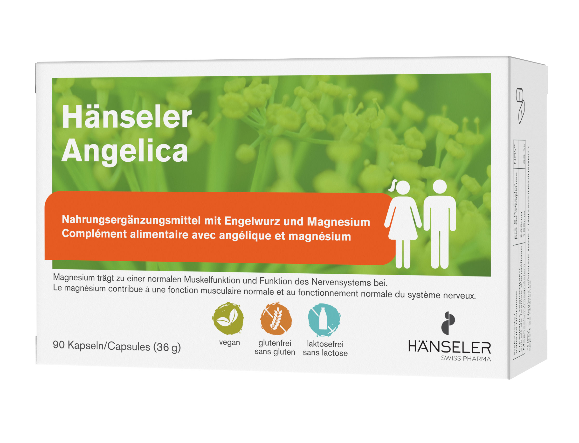 HAENSELER Angelica<br>90 Stück, Blister, Kapsel