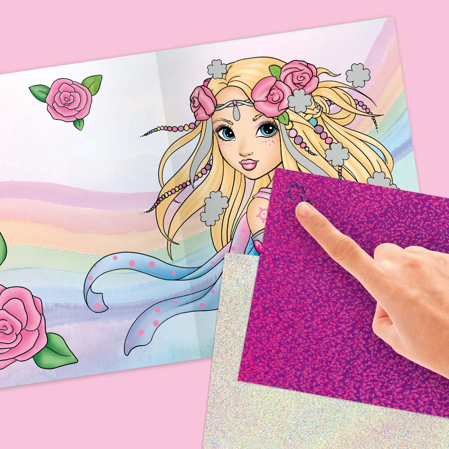 TOPModel Fantasy Model Fancy Folie- en Kleurboek