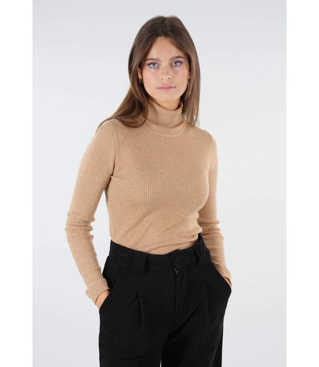 Pull chaussette à col roulé NEELA