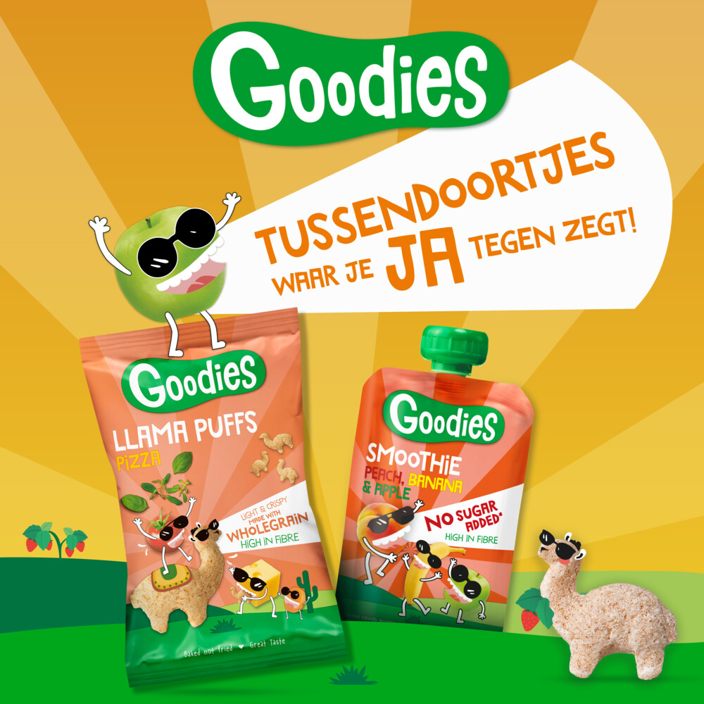 9x Goodies Snack Llama Puffs Pizza30 gr
