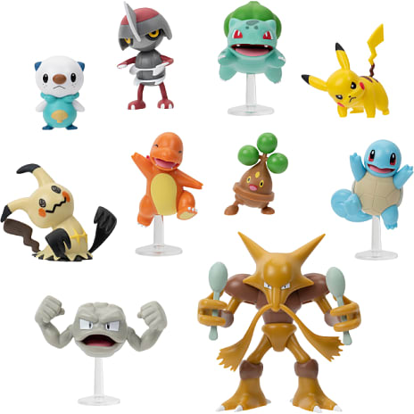 Pokémon battle figurer 10-pak