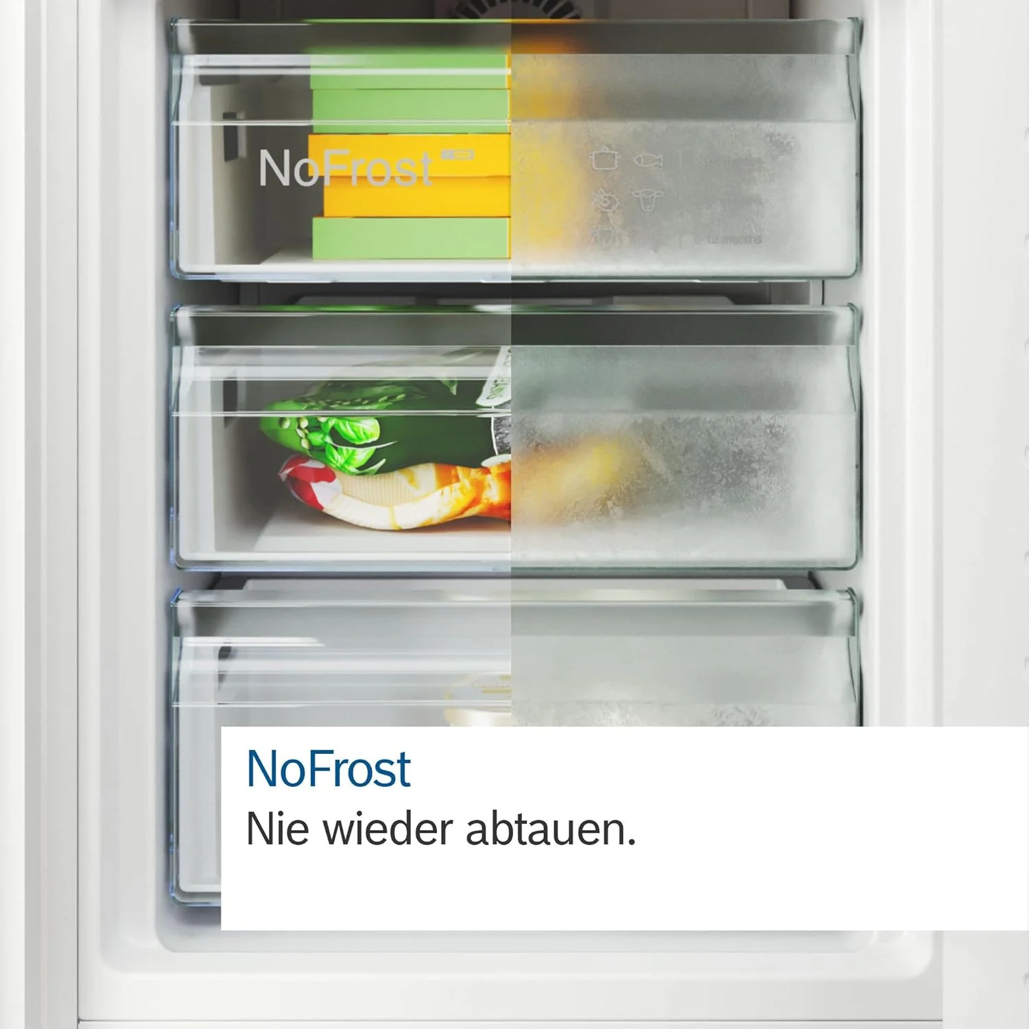 Bosch KGN367LDF- Série 4, Réfrigérateur combiné pose-libre,186 x 60 cm, Inox