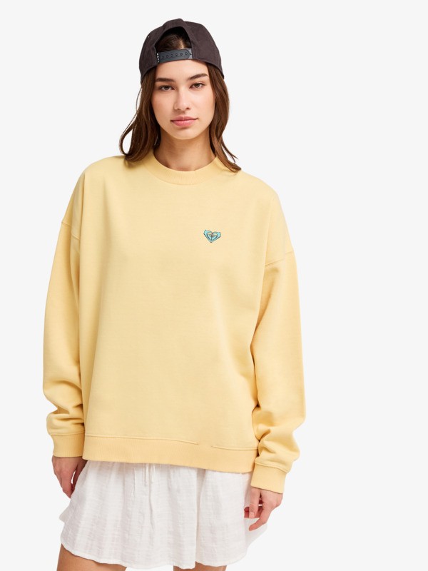 Lineup Oversized Sweat oversize Jaune Femme