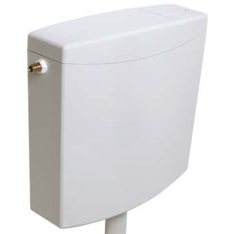 Plieger Weser laaghangend reservoir dualflush 3-6/9 liter instelbaar pergamon
