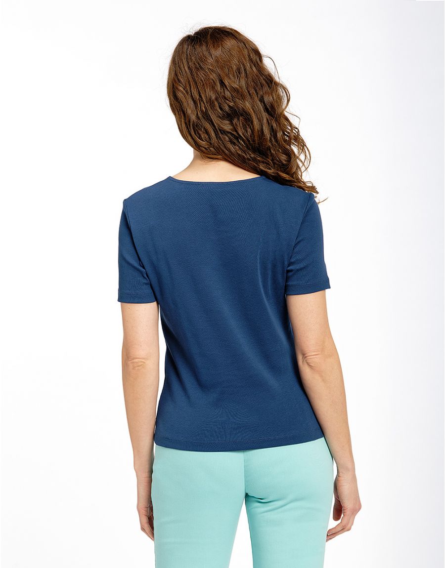 T-shirt marine coton BIO