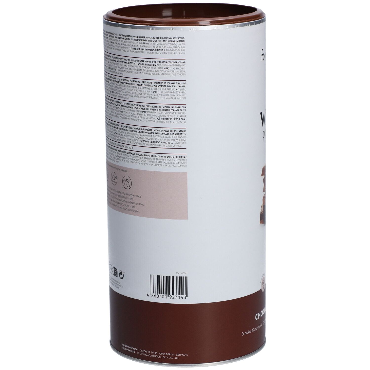 foodspring® WHEY PROTEIN Schokolade