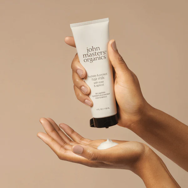 John masters organics Lait Capillaire Hydratant & Protecteur à la Rose et Abricot 118ml