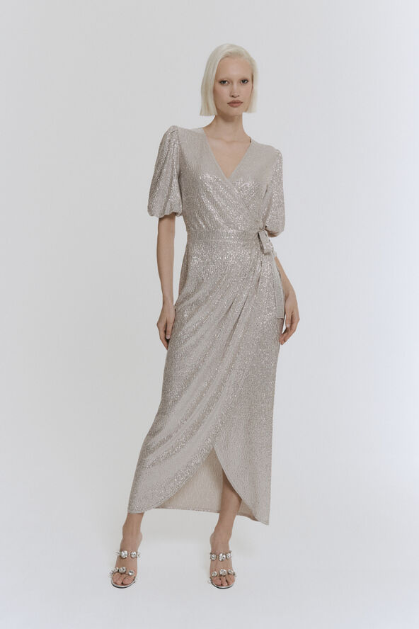 Ida Sjöstedt DYLAN DRESS Mushroom silver