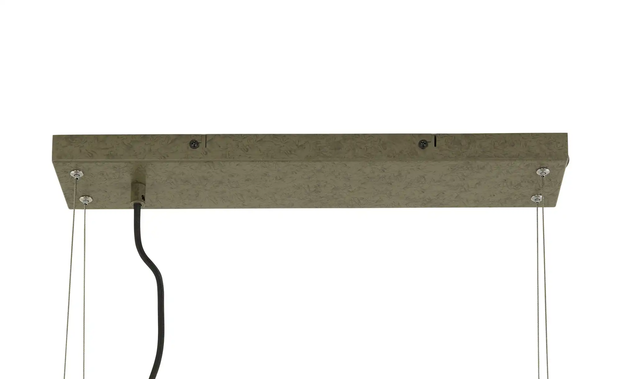 Trio Pendelleuchte, 4-flammig, Nickel antik mit Pinienholz