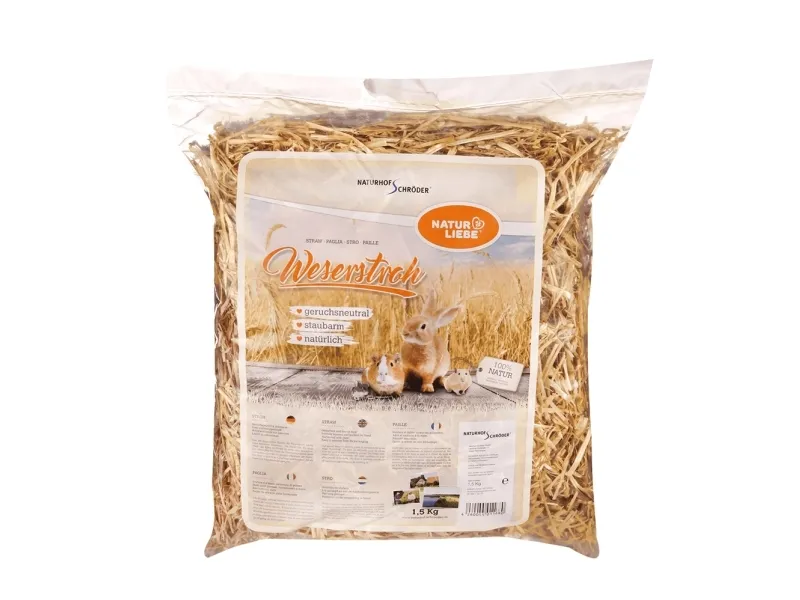 Naturhof Weser-halm fra den rene natur (1,5kg)
