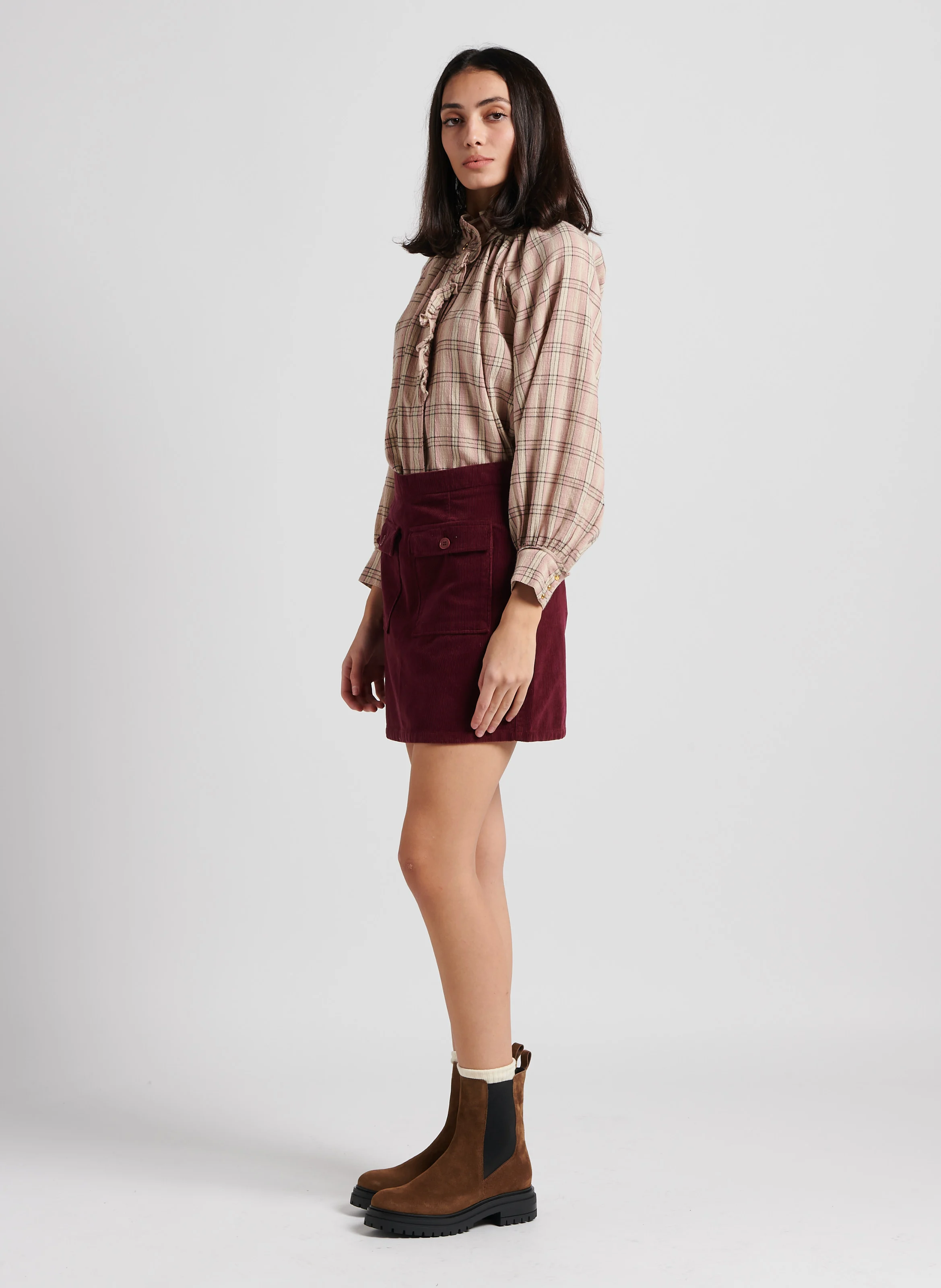 AIDEE - Bottines en cuir | Marron