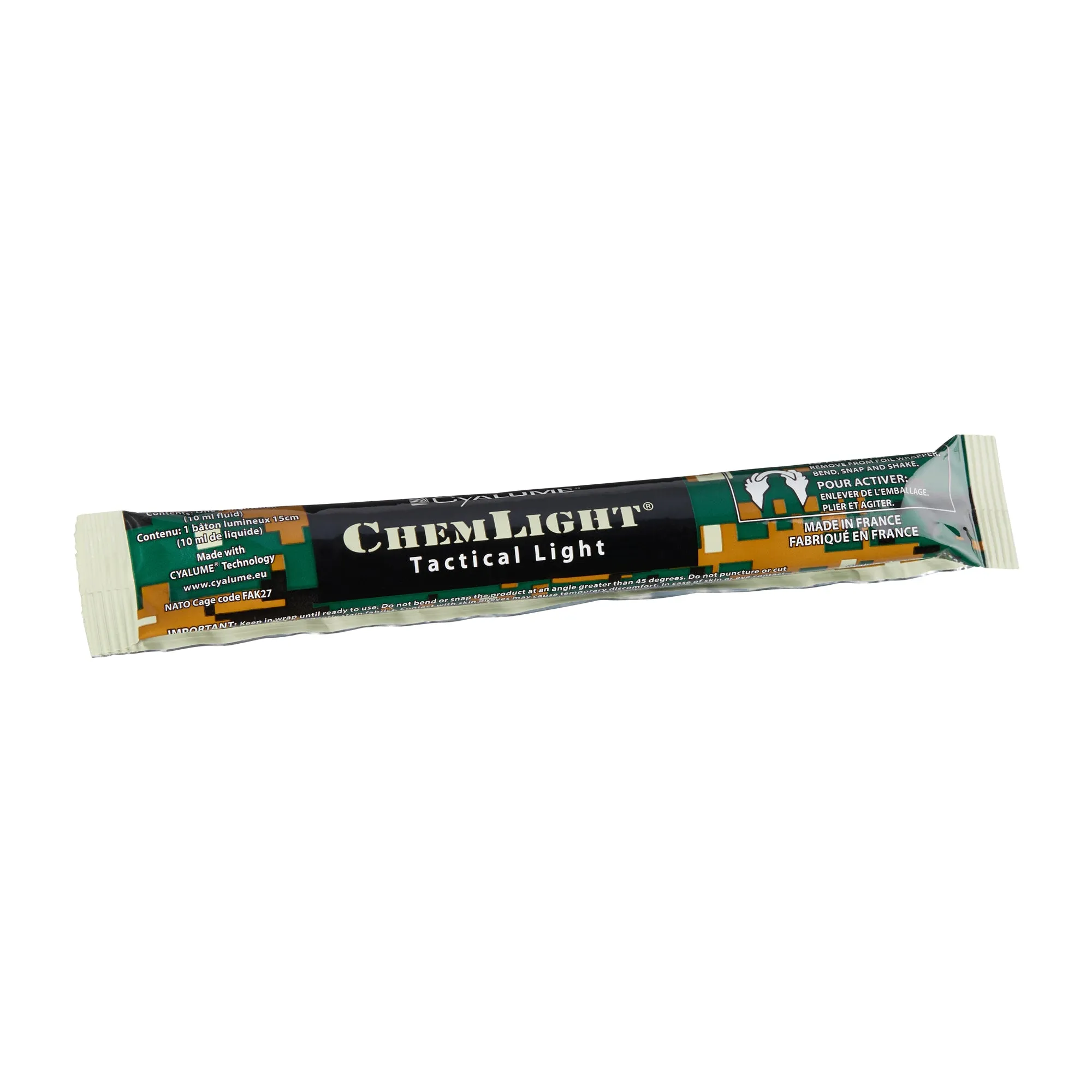 Cyalume -  Leuchtstab Chemlight 12 h 15 cm