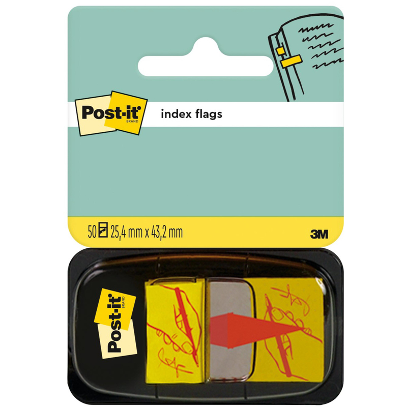 Post-it Index Marker, 25.4 x 43.2 mm, 50 Blatt
