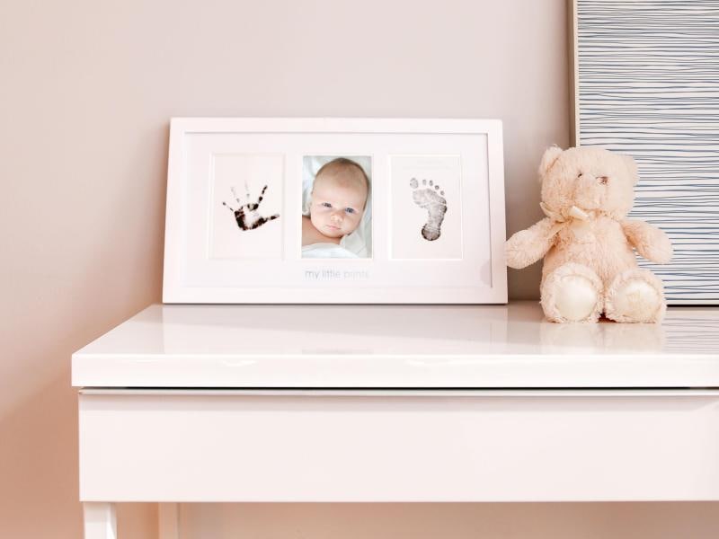 pearhead Fotorahmen «My little prints» Stempelkissen Hellblau
