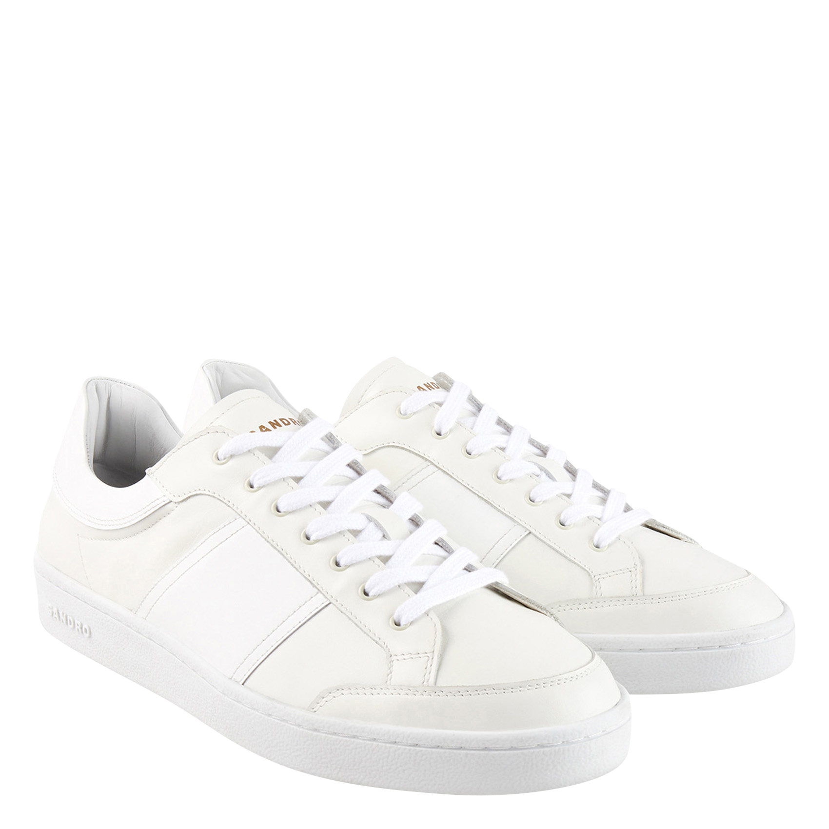 Baskets basses en cuir de veau | Blanc