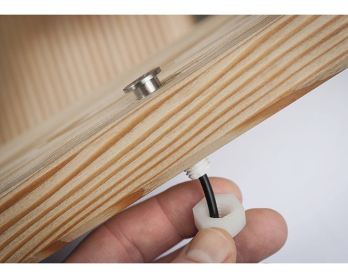 Plug & Shine Inbouwspot Verlengset IP67 5x0,22W 3 lm 3000K MicroPen II zilver 230/24V 5 stuks
