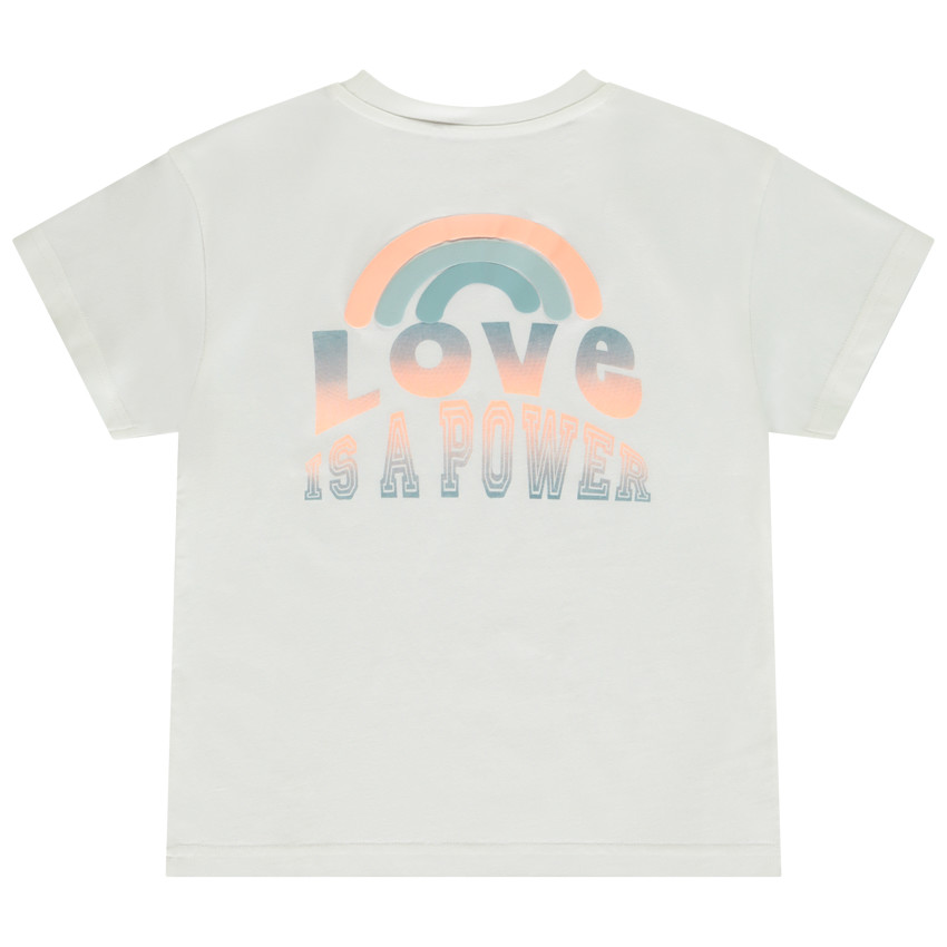 T-shirt manches courtes à prints effet dégradé pour garçon