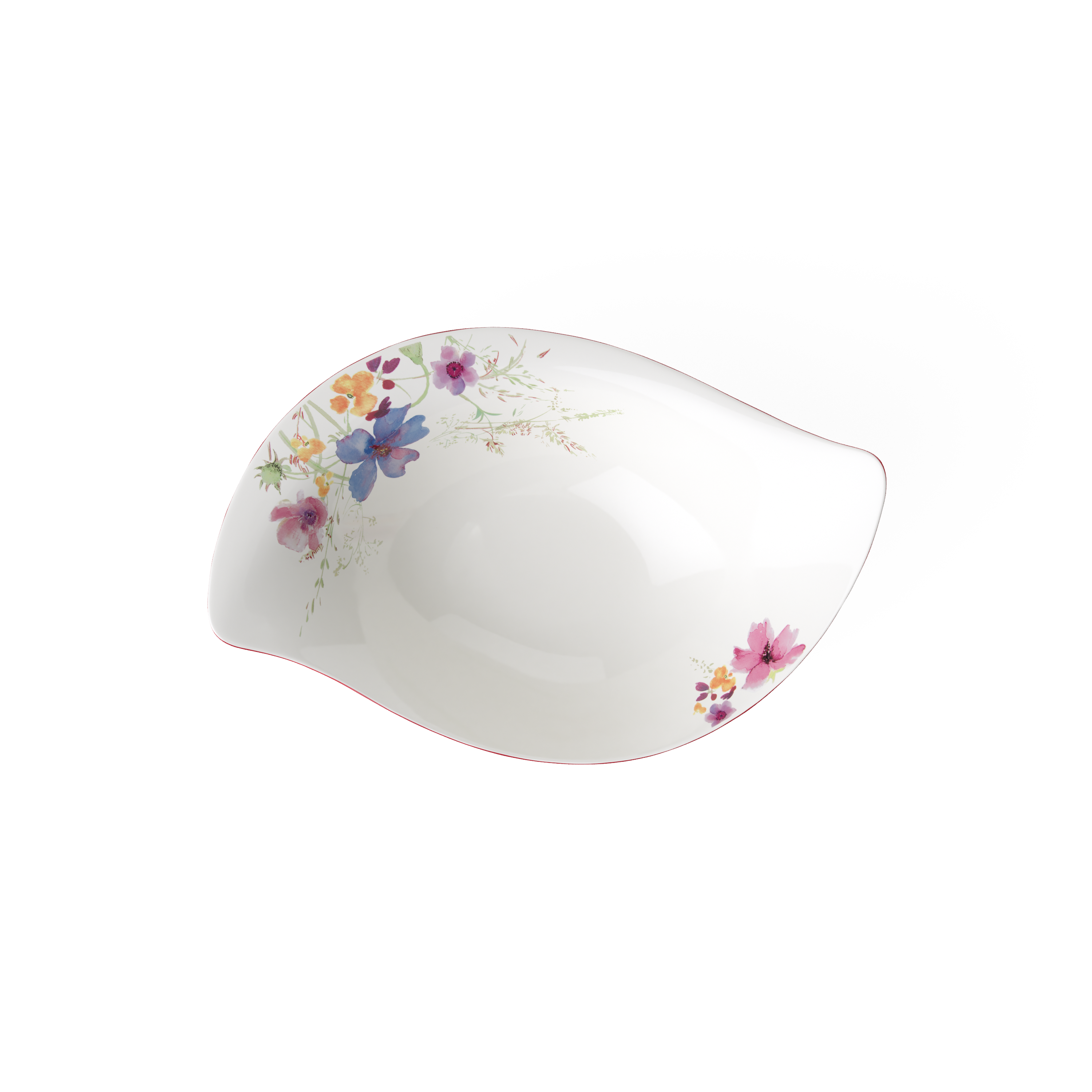 Mariefleur Salad serving bowl Multi-colored, 20.3 oz, Premium Porcelain