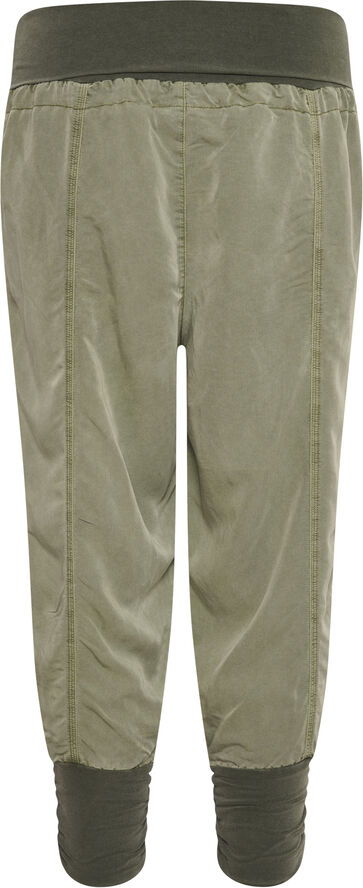 Cream Line Pants Oil green