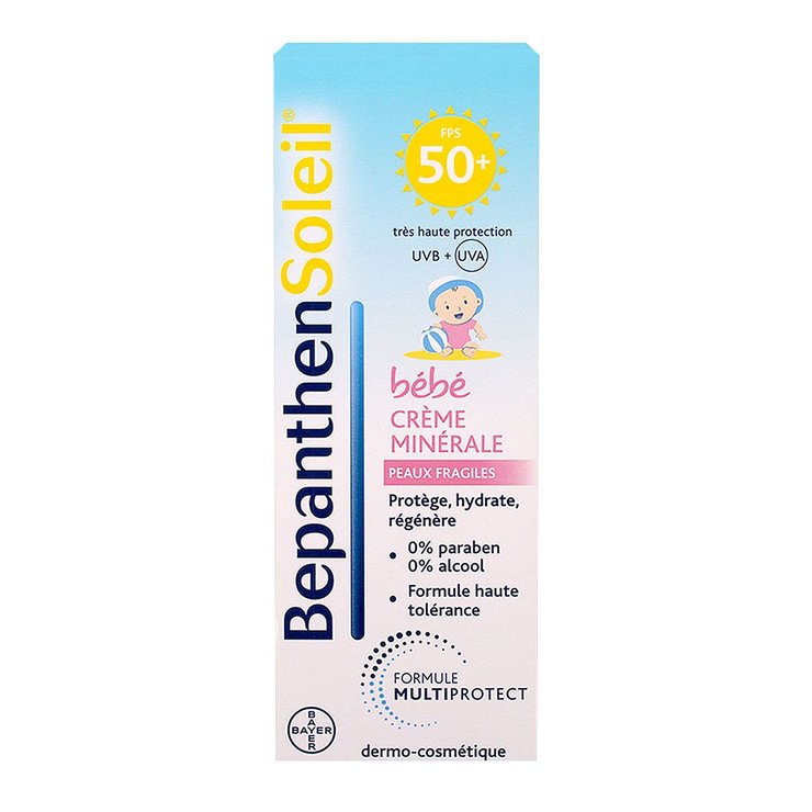 Bepanthen Soleil bébé crème minérale