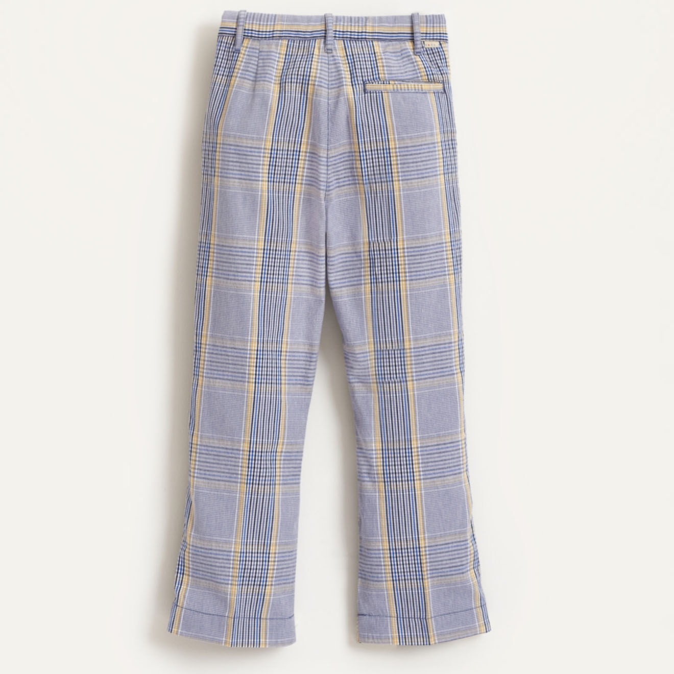 Bellerose Pantalon Phiby en Coton mélangé 7/8 à carreaux gris