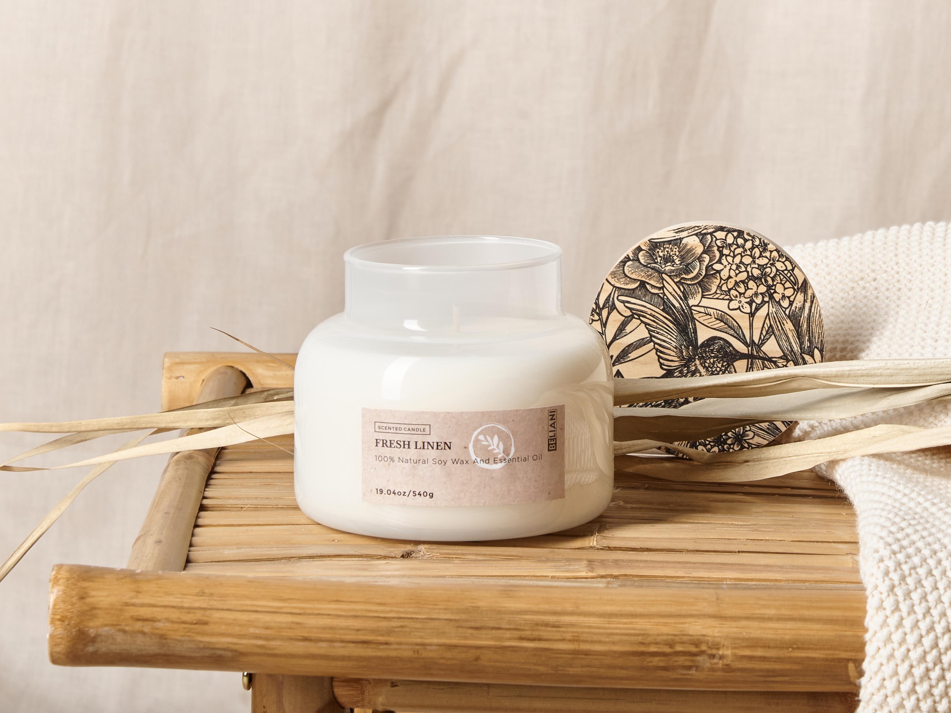 Geurkaars DELIGHT BLISS Soja wax Frisse geurnoten