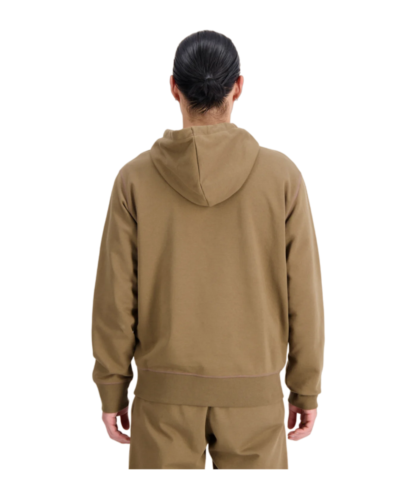 New Balance Essentials Logo Hoody Braun FDHE
