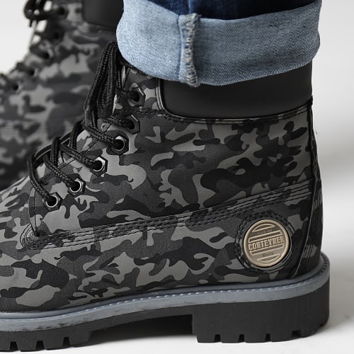 Boots 940 Noir Camouflage