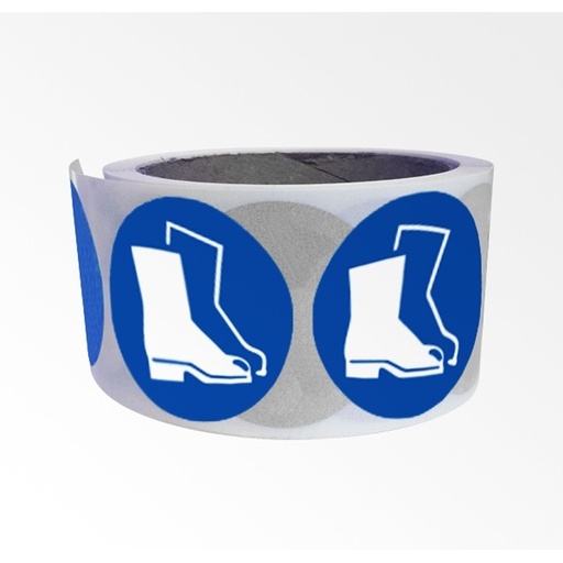 Rouleau de pictos - Chaussures de sécurité obligatoires - M008