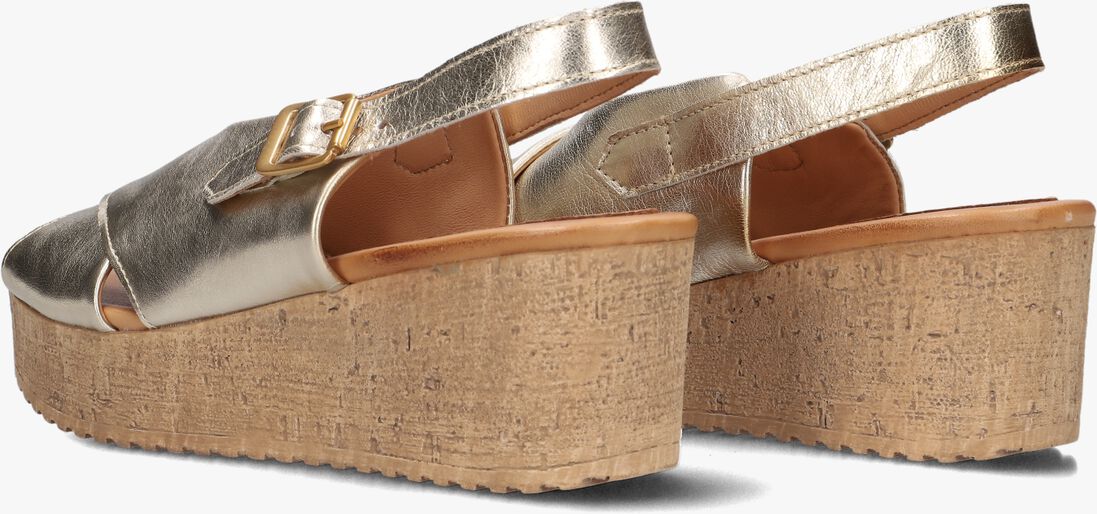 gouden ayana sandalen met hak 722031